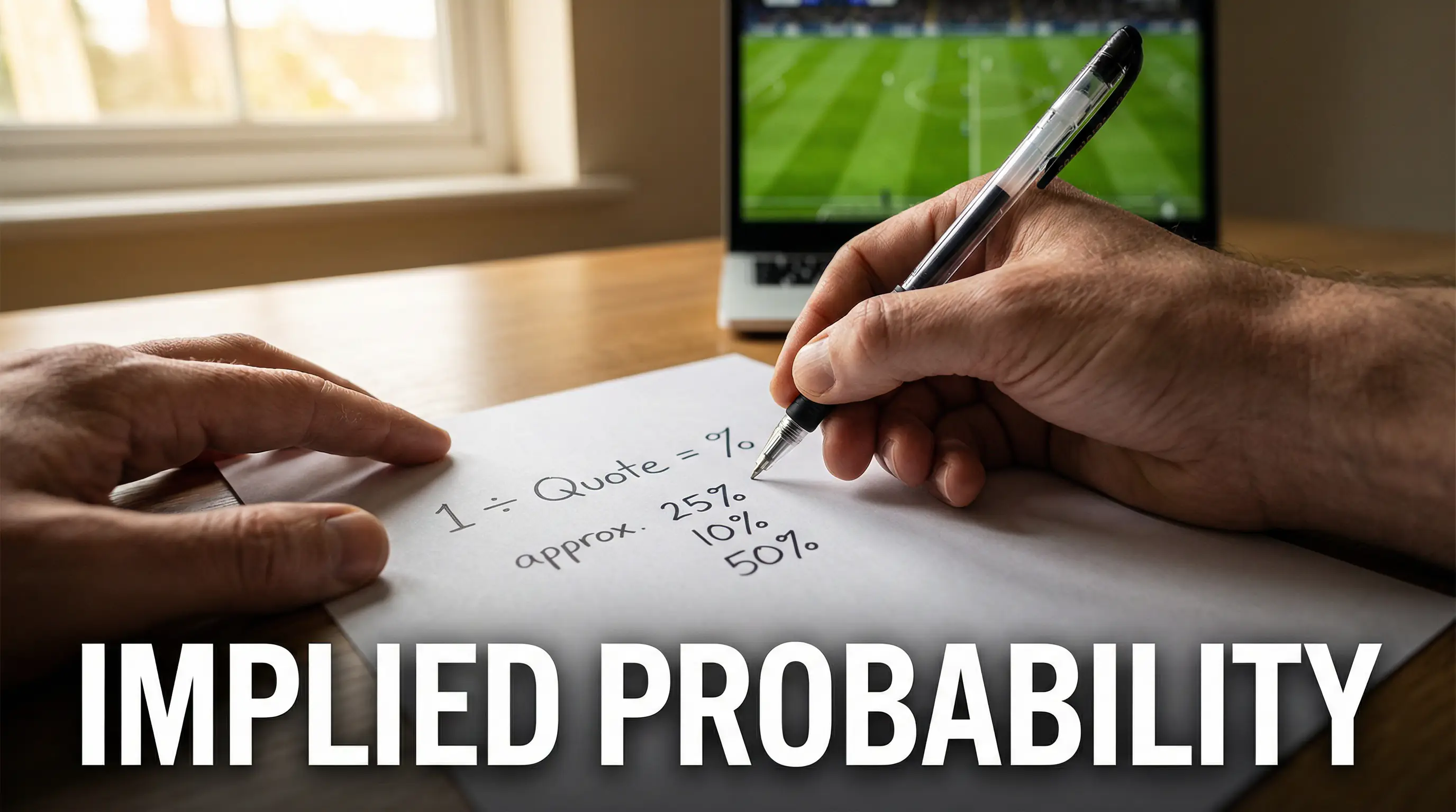 Implied Probability Sportwetten Quoten Wahrscheinlichkeit